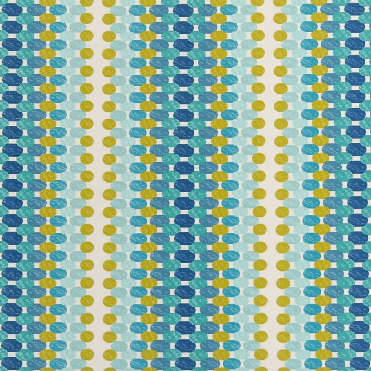 Aqua Green Stain Resistant Performance Pet Friendly Abstract Print Upholstery Fabric by The Yard - SKU: Mercado Ocean